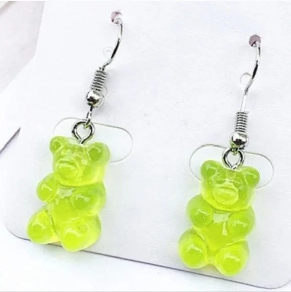 Faux Gummy Bear Earrings - Picture 6 of 10